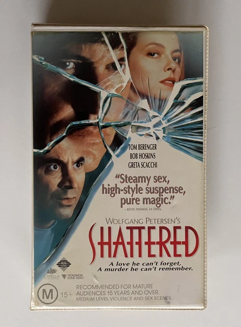 SHATTERED [VHS] ROADSHOW Video Ex-Rental Tape Clamshell Greta Scacchi ...