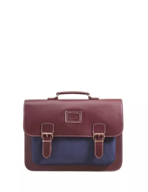 Cartable Seattle en cuir Tann's Ref Bordeaux 36*8.5*26 cm Neuf