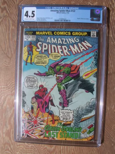 Amazing Spider-Man   #122   CGC 4.5   Death of Green Goblin