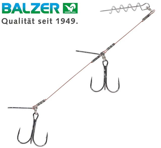 Balzer Shirasu Flachwasser System - Shallow Rig für Gummiköder, Gummifischsystem