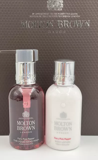 Molton Brown Fiery Pink Pepper Hand Wash & Body Lotion 100ml