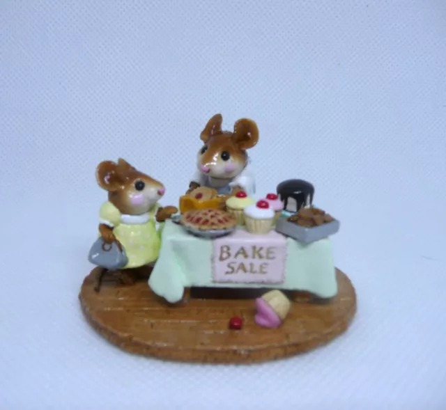 Adorable Wee Forest Folk M-220 Mousey's Bake Sale