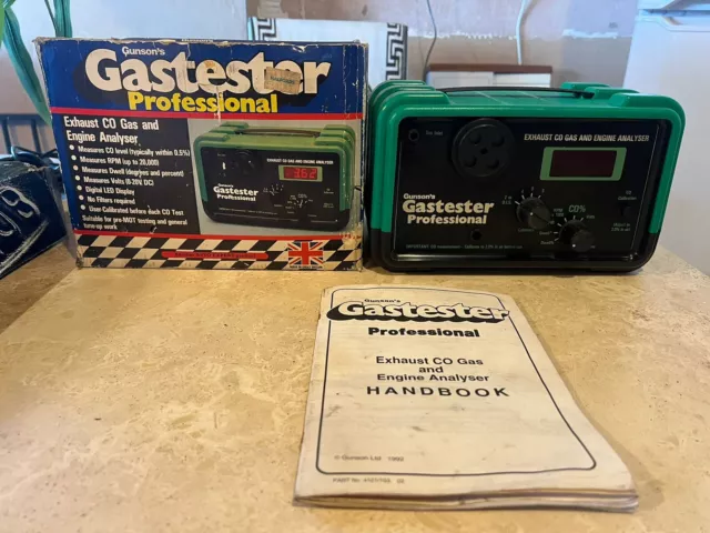 Gunson's Gastester Professional Digital Exhaust CO Gas And Engine Analyser