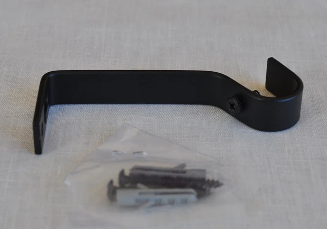 Urbanest Metal Curtain Drapery Rod Bracket,Non-Adjustable,Fits 5/8" or 3/4" Rod
