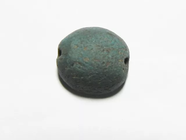 Zurqieh -Ancient Egypt - 18Th Dynasty Faience Scarab, 1400 B.c