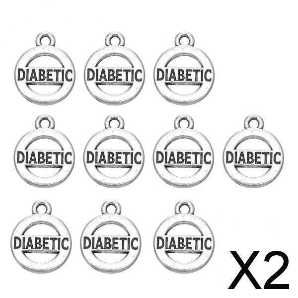 2X 10 Stück  Halskette Armband Anhänger DIY Schmuck machen Charms