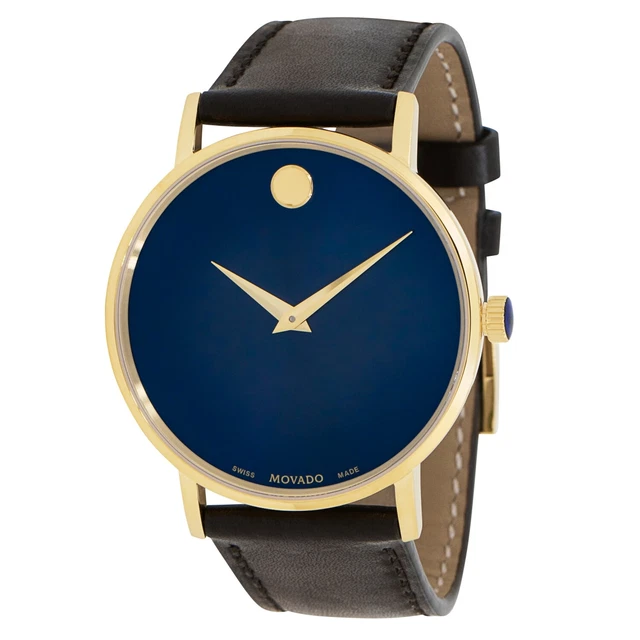 Movado 0607316 Orologio Classico Quadrante Blu Quarzo da Uomo Museo