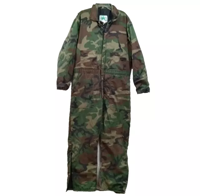 Liberty Size XL Regular 46-48 x 28"Camouflage Insulated Coveralls Hunting Green