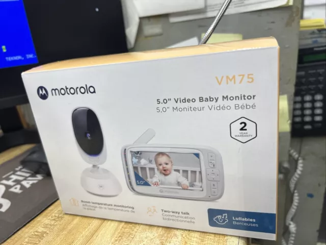 Monitor de video para bebé Motorola de 5" con PTZ - VM75
