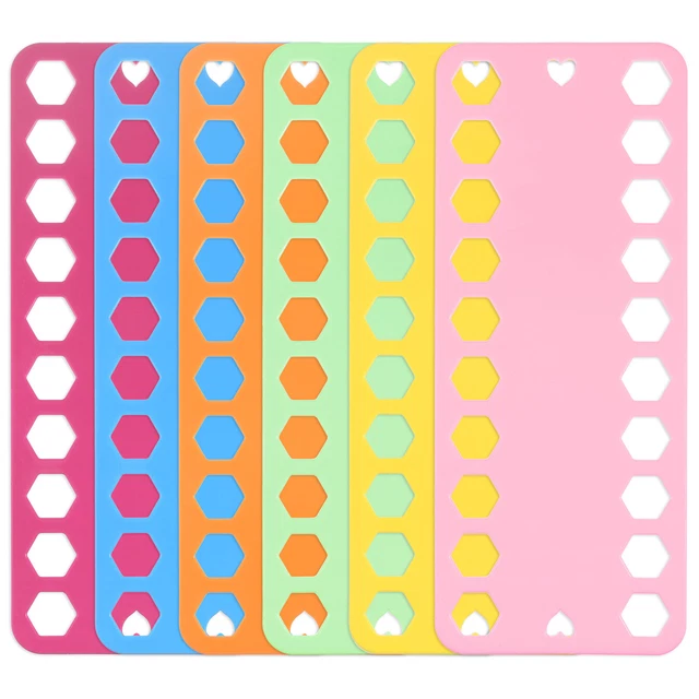 18 tarjetas organizadoras de hilo dental bordado 6 colores 20 posiciones para coser