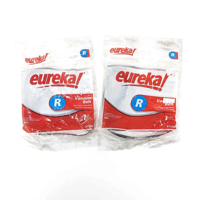 2 New Eureka R Extended Life Vacuum Belts Genuine Part # 61110B