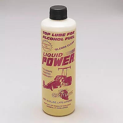 PowerPlus Lubricants Fuel Additive Alcohol Top Lube Grape Scented 16oz-Fragrance
