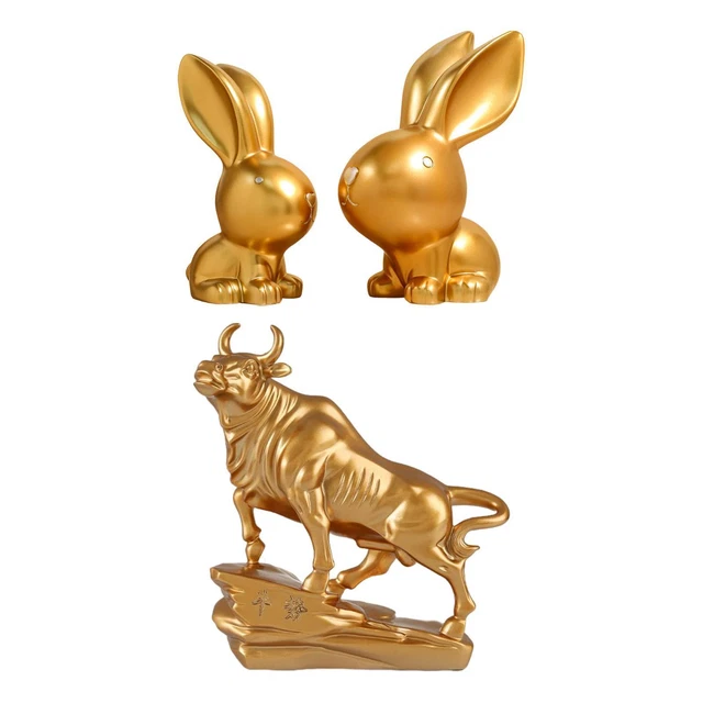 Artisanat moderne de collection de pièce maîtresse de statue d'animal pour