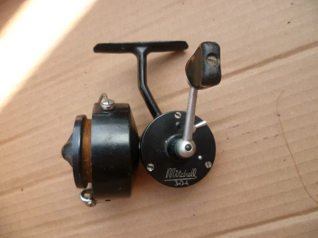ANCIEN MOULINET LEGER de pêche MITCHELL 304 vintage 1950 pour pieces