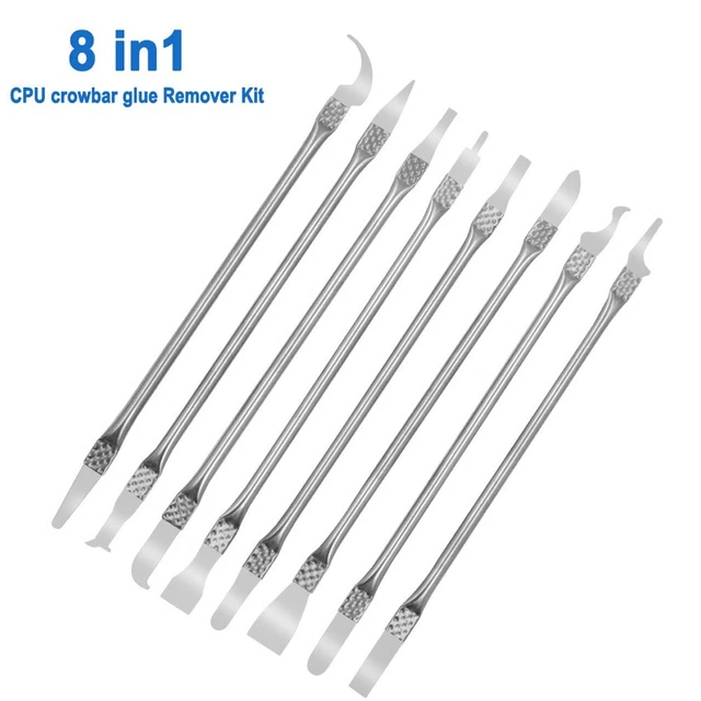 Herramientas de reparación de spudger de metal varillas antideslizante móvil Pry 168 mm