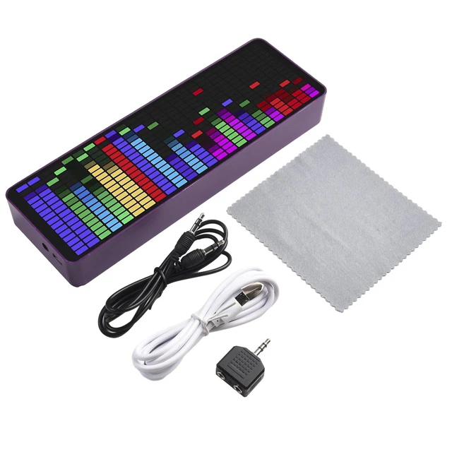 Analizzatore Di Spettro Audio VFD A LED - Kit Fai Da Te VU Meter Con Ingresso Type-C/12V