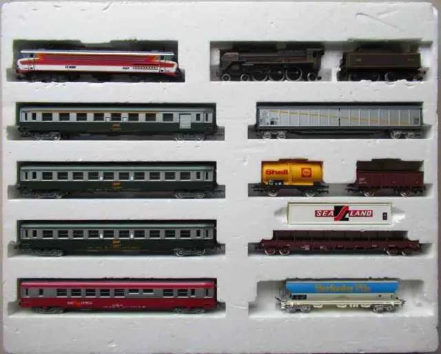 Jouef 7894 Ho Sncf Coffret Super Prestige Rame Voyageurs + Rame Marchandises Rai 2