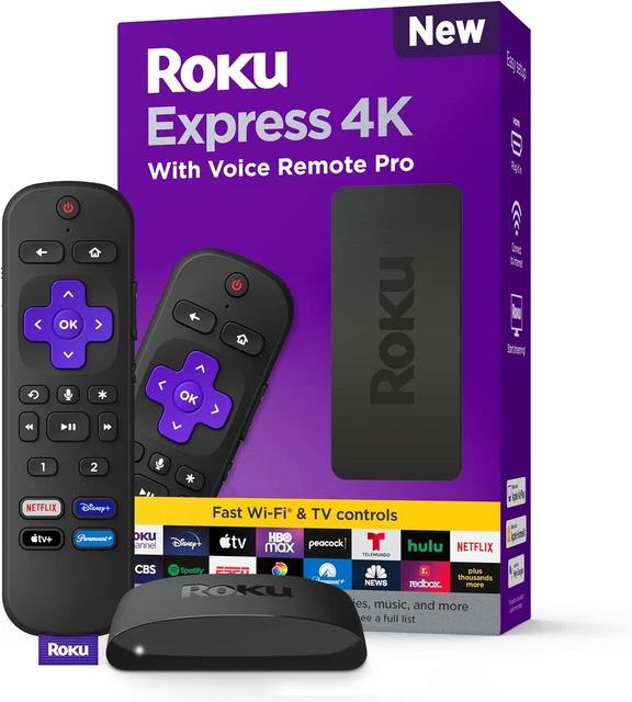 Roku Lecteur de streaming Ultra LT (4K/HDR/HD) avec télécommande vocale