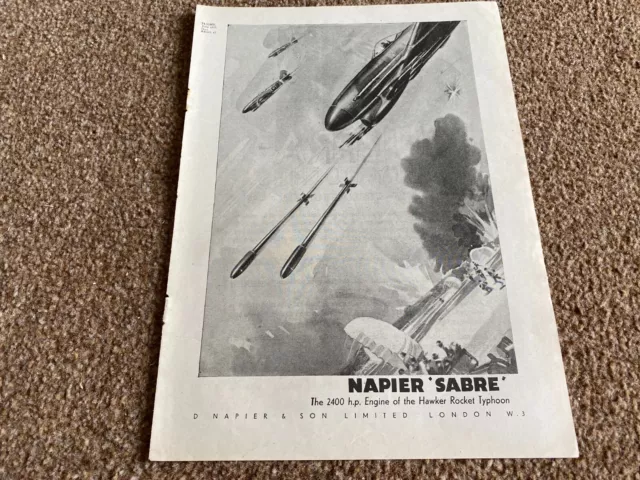 Fabk18 Advert 11X8 Napier Sabre