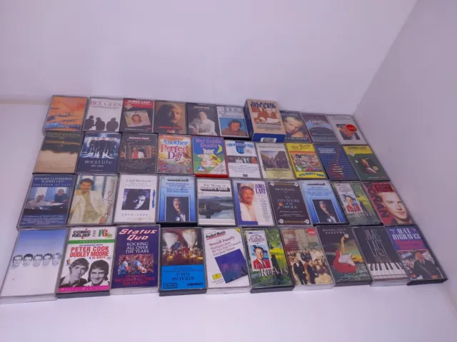 Cassette Tapes Mixed Bundle Job Lot Various Artists X 65 - Tapes
