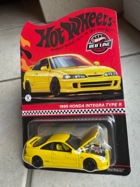 HOT WHEELS RLC 1995 Honda Integra Type R Jaune EUR 64,95 - PicClick FR