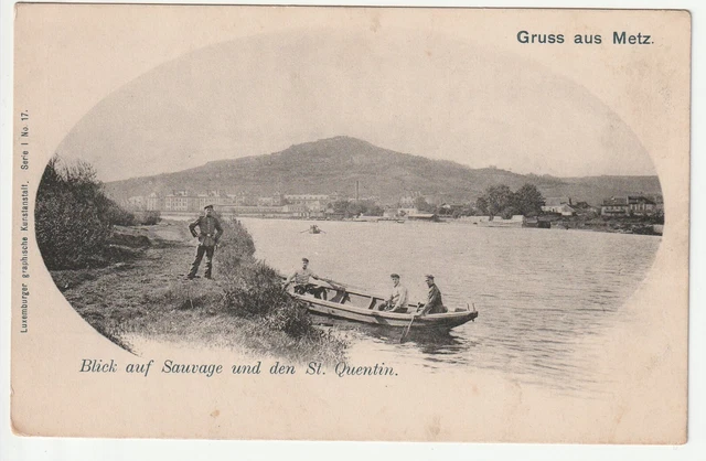 METZ - Moselle - CPA 57 - Gruss aus ... Blick auf sauvage
