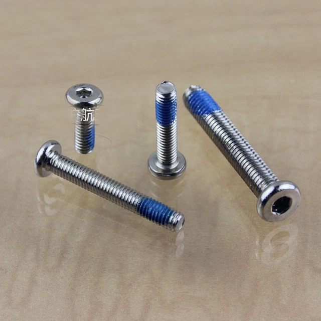 M6 M8 Allen Round Head Screws Hexagon Anti-loose Bedding Furniture Bolts 12-70mm