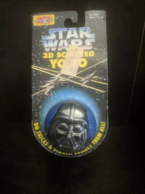 trl8#108 ~ Star Wars Darth Vader 3D Sculpted Yo Yo | Spectra Star | 1995 NEW