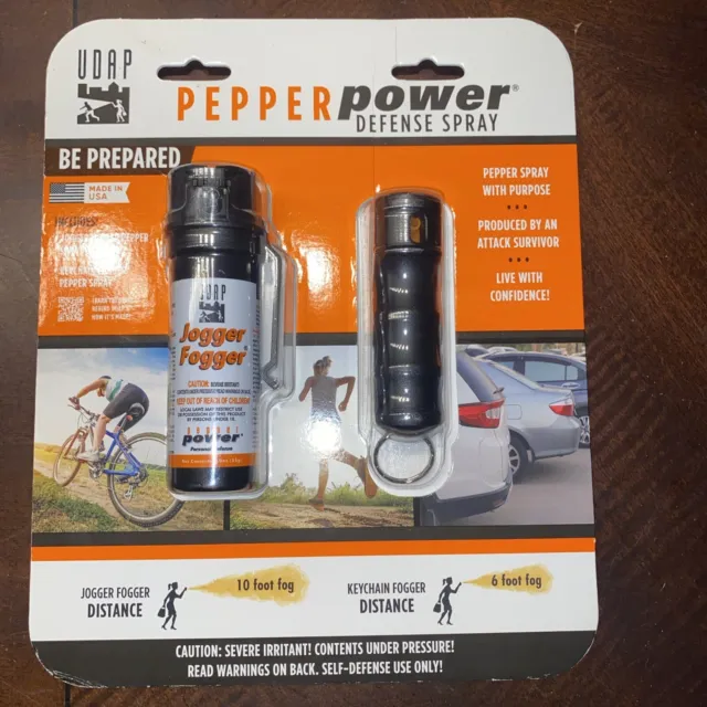 1F UDAP Keychain Fogger Pepper Spray (fog): UDAP Pepper Power