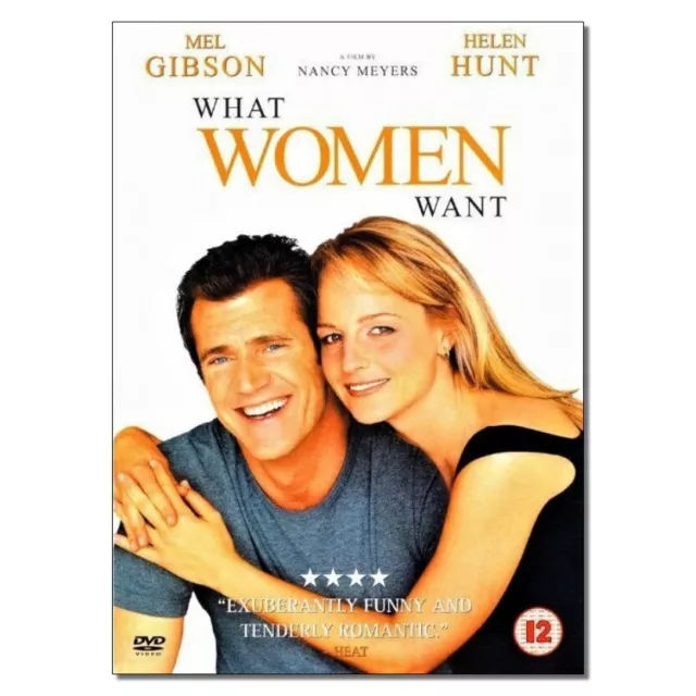 What Women Want Dvd - Mel Gibson - Helen Hunt - Very Good Condition