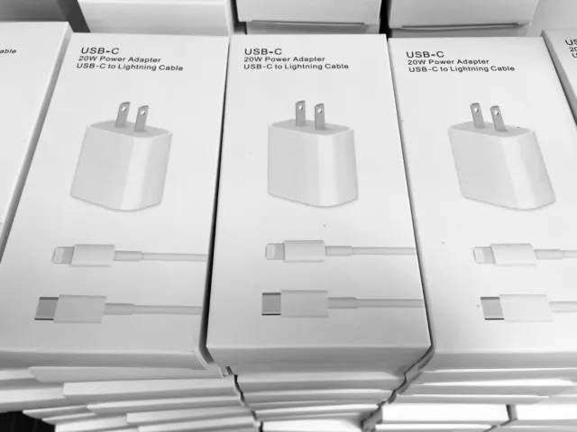 Wholesale!  50x   20W Power Adapter For iPhone Fast Charger PD Cable USB Type-C