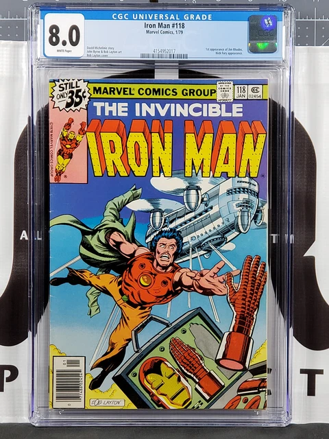 Iron Man #118 CGC 8.0 **1st App James Rhodes (War Machine)**Marvel Comics 1979**