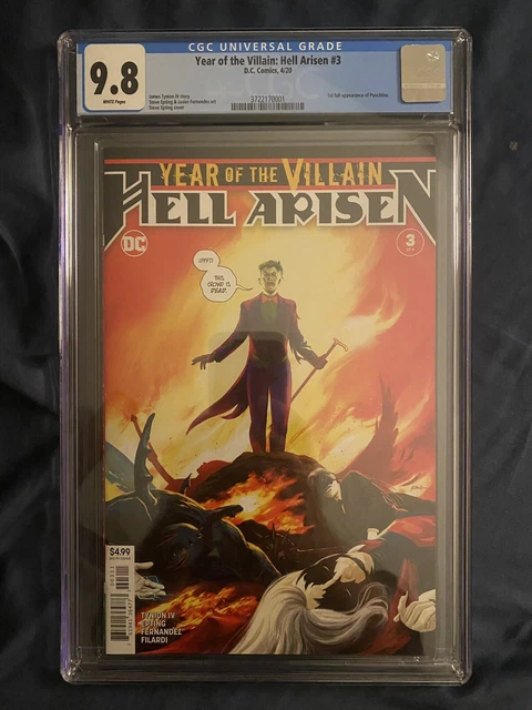 Year of the Villain Hell Arisen #3 CGC 9.8 1st Print 1st Full App of Punchline