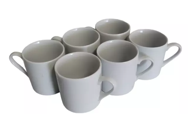 Porzellan Tassen klein weiß HxB 5x5 cm 6 Stück Espresso Kaffee Tee Getränke