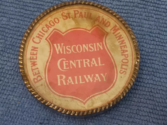 Rare Wisconsin Central Railway Advertising Souvenir Dexterity Game Railroad 3