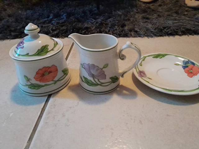 Pot à Lait Et Sucrier En Faïence Villeroy & Boch – Personnage E.T. – Occasion