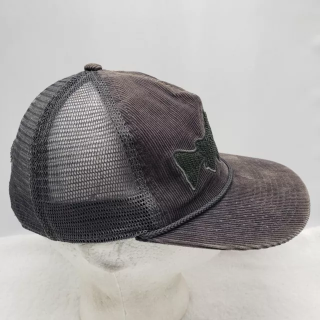 PATAGONIA "FLY CATCHER HAT" Fitz Roy Trout Forge Grey Couderoy Trucker Hat Cap 3