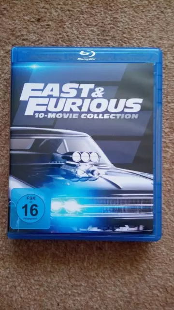 Fast & Furious 10 - Movie Collection 1+2+3+4+5+6+7+8+9+10 Blu-ray Zustand Neu