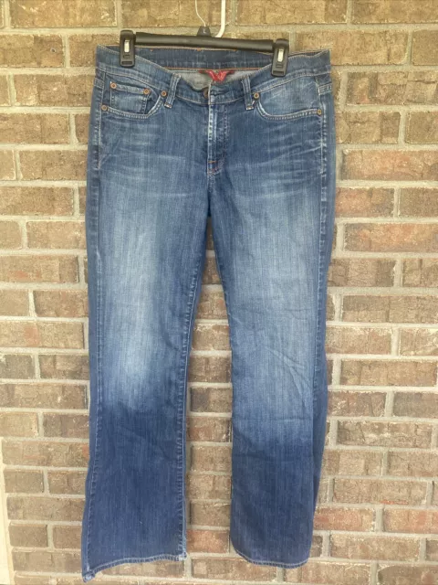 Lucky Brand Womens Size 10/30R Sweet Mid Rise Straight Blue Denim Jeans