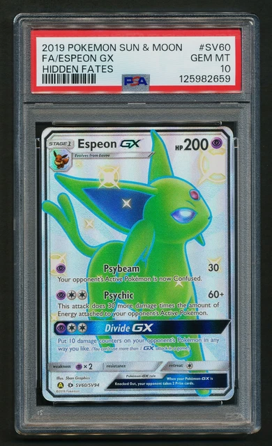 PSA10】エーフィGX SR SM1S 062/060 PSA 9] Japanese Espeon GX Full