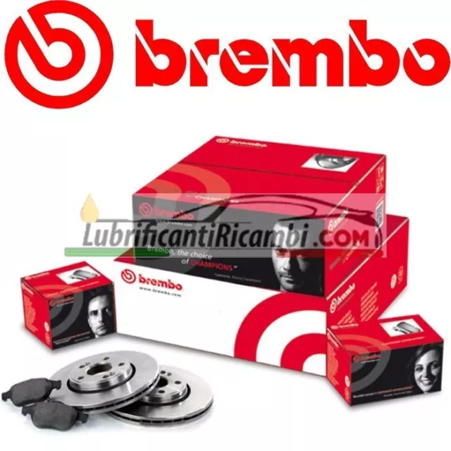 Kit Dischi + Pastiglie Freno Brembo Fiat Bravo Ii (198) 1.4 Lpg 66Kw Dal 11.09