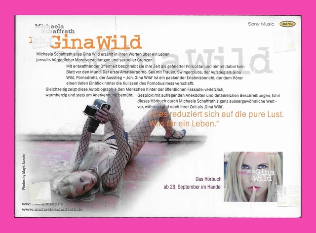 MICHAELA SCHAFFRATH, SCHAUSPIELERIN, Moderatorin - auch "GINA WILD