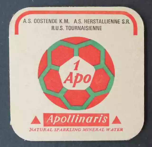 Sous-bock   1 APO APOLLINARIS MINERAL WATER  beermat 22