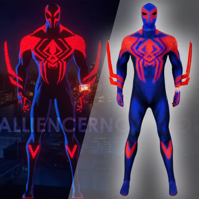 2099 Spiderman Jumpsuit Across The Spider Verse Cosplay Suit Costume Halloween