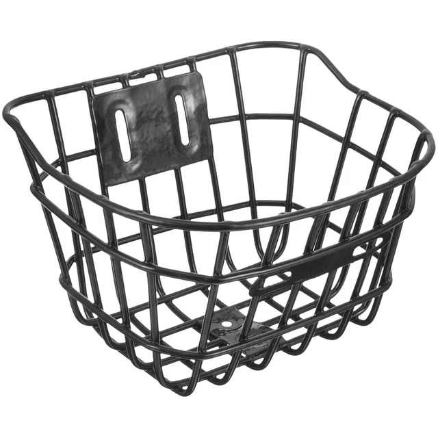 Panier Avant Métallique Pour Vélo, Trottinette Ou Scooter - Grand Capacité, Amovible (environ 23x27.5x18cm)