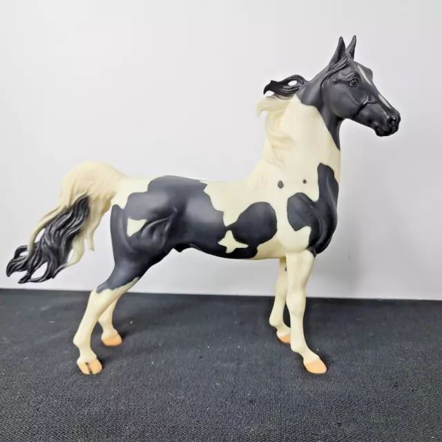 Breyer Horse Black and White Standing Saddlebred Stallion #1141