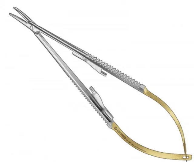 Castroviejo Needle Holder TC 14cm, CVD Dental Surgical Instrument