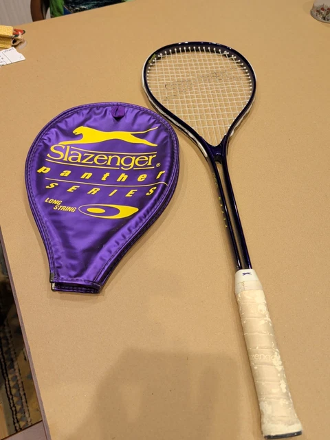 NOS Slazenger Panther 460 Plus Squash Racket with Head Case