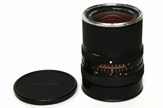 Rollei 6000 series Distagon 50mm F4 HFT Lenti Pulite Meccanica OK!