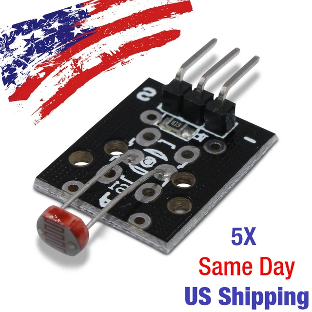 Light Detector Module Photosensitive Photoresistor Resistor Arduino PIC AVR 5PCS